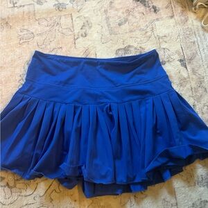 Goldhinge Pleated Athletic Skirt - Royal Blue